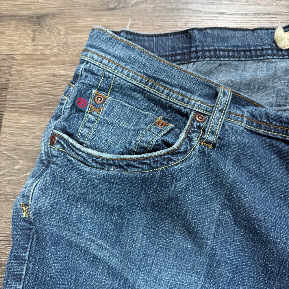 Z Cavaricci Bootcut Jeans Womens Size 16 Medium Wash Stretch Denim Y2K - Picture 4 of 16